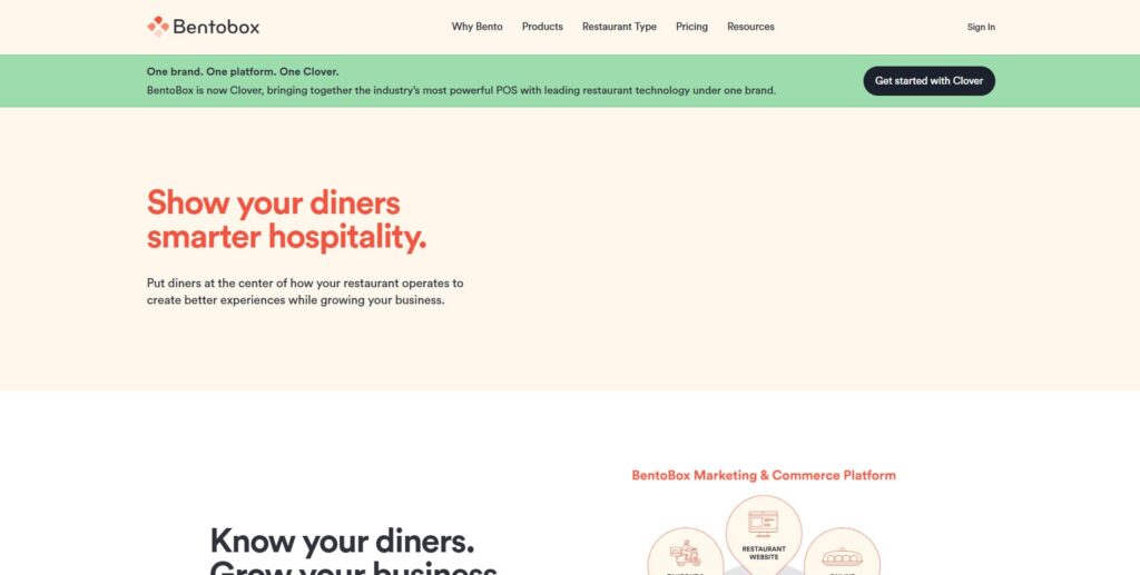 BentoBox - Best Restaurant-Specific Platform