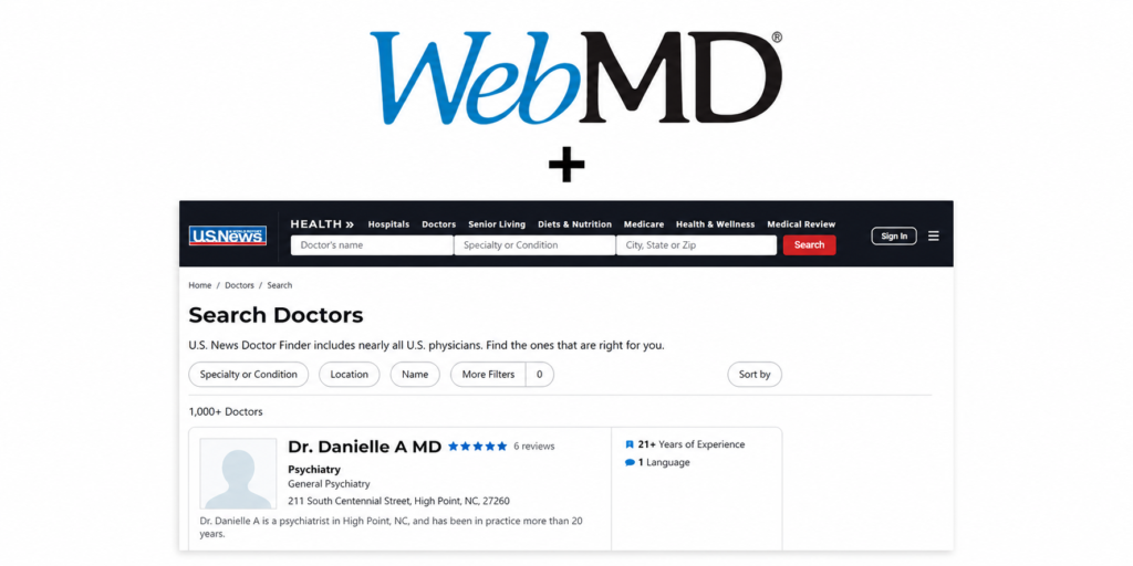 Best for Researching Hospital-Affiliated Doctors