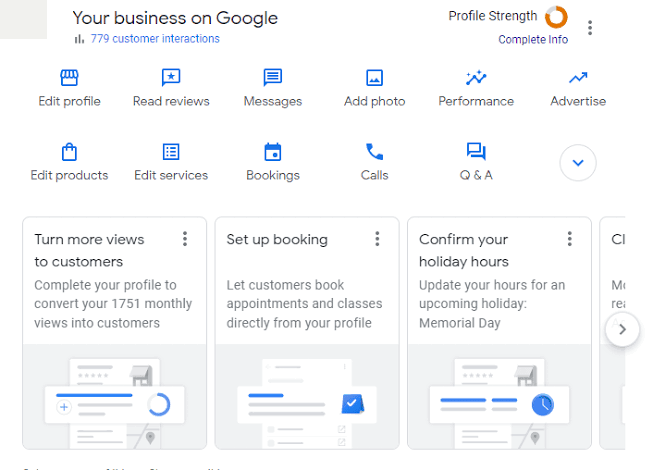 Create and optimize a Google Business Profile