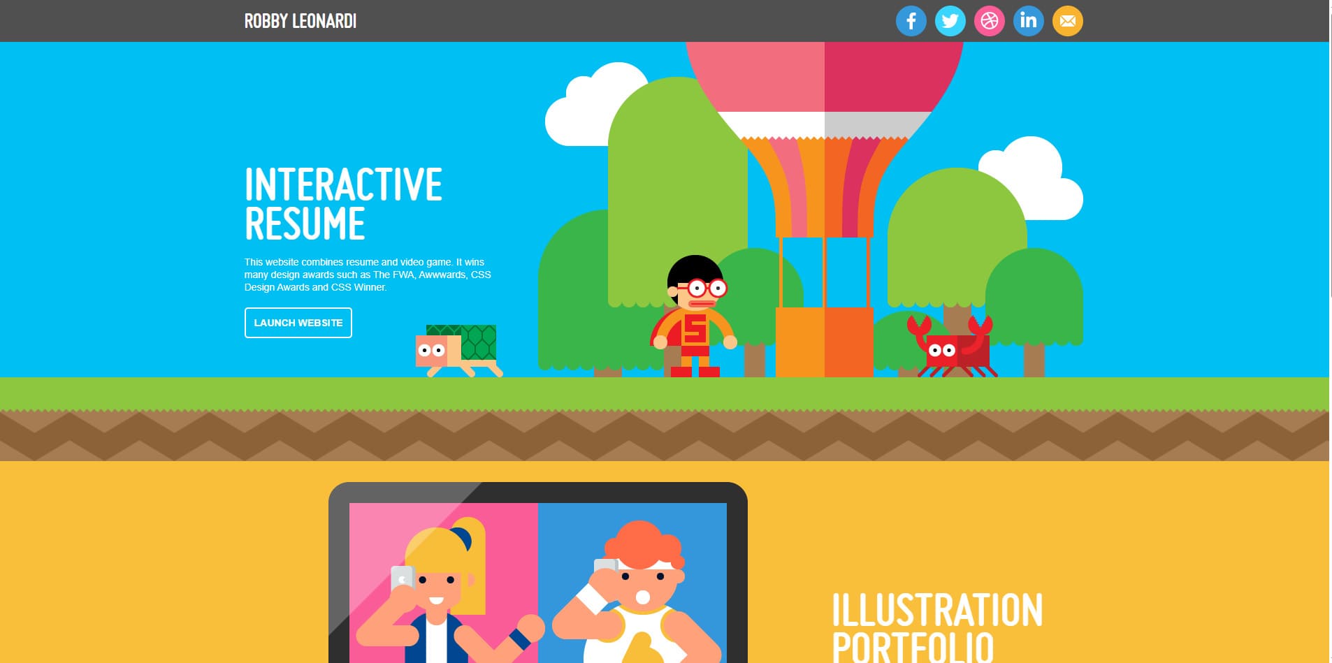 Creative & Interactive Personal Homepages