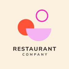 Geometric Minimalist Restaurant Logos