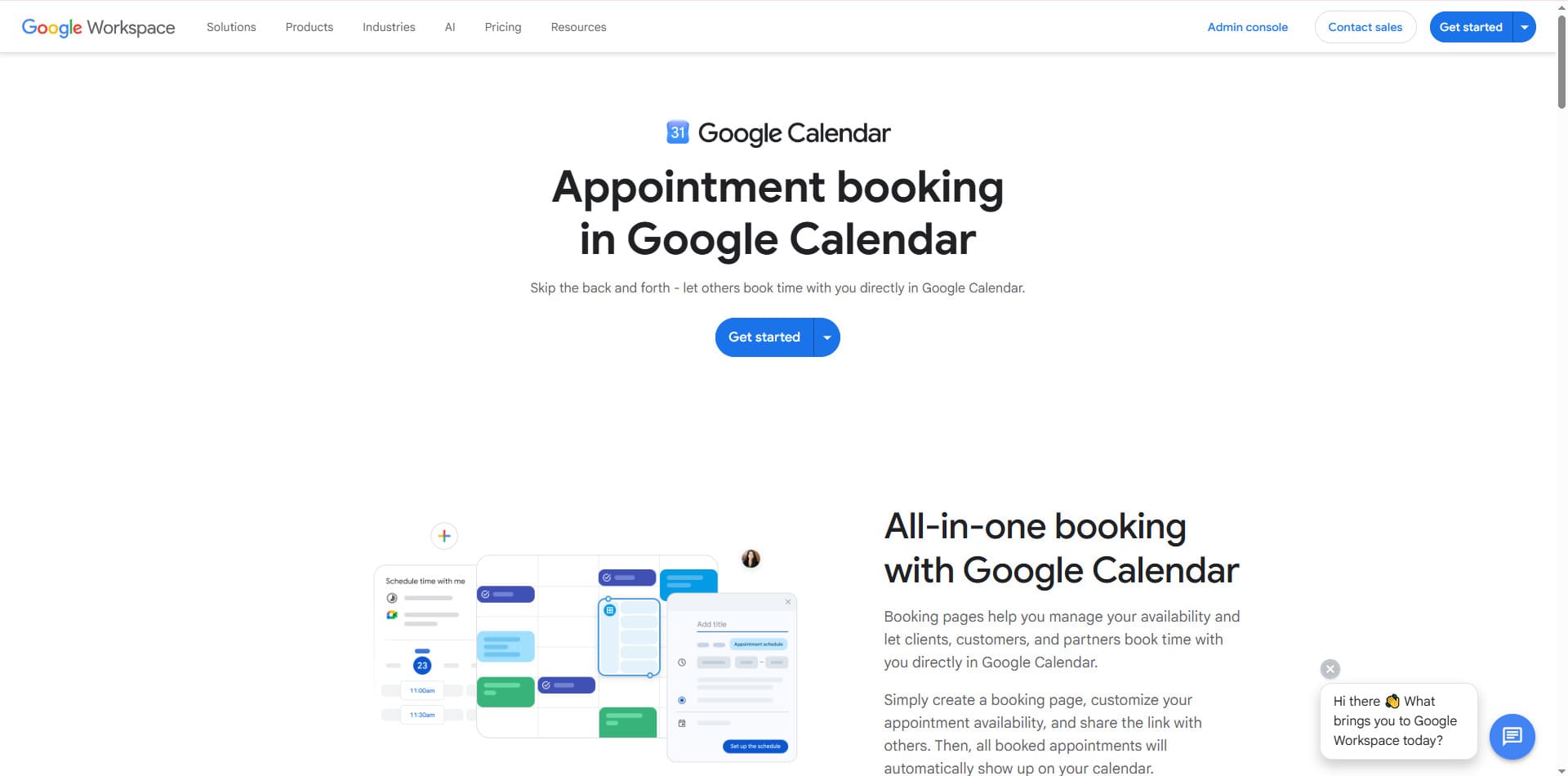 Google Appointment Scheduling