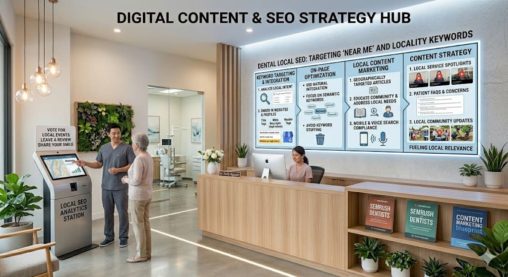 Target “Dentist Near Me” and City-Based Keywords