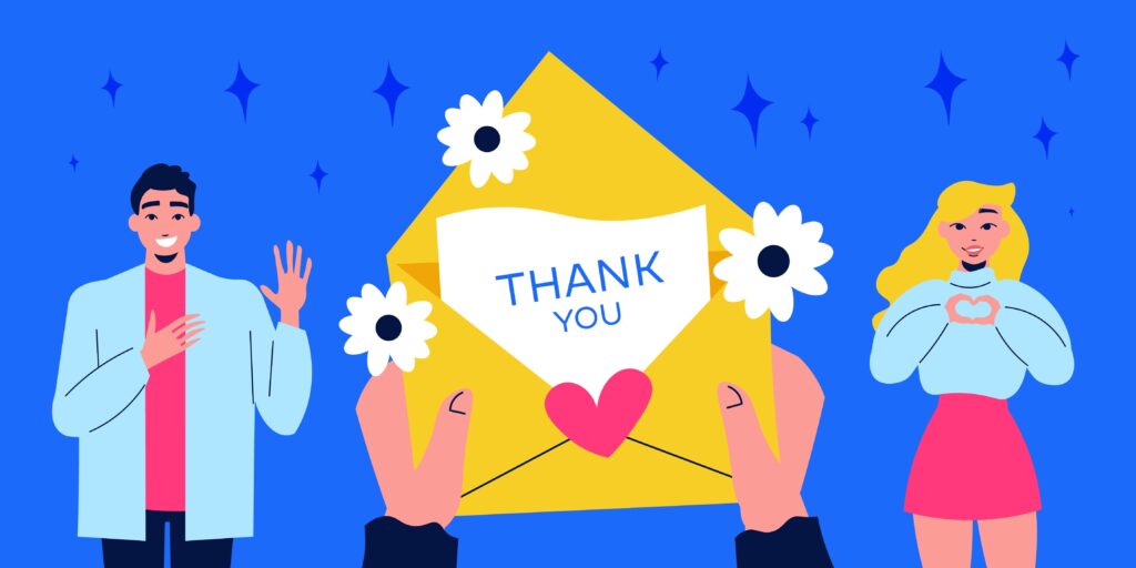 Inside Thank You Emails
