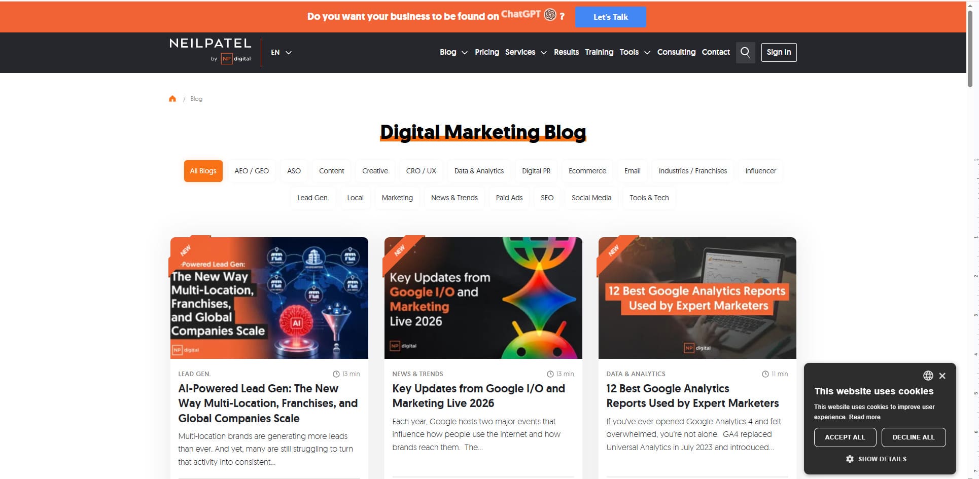 Neil Patel Blog