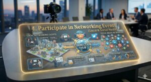 Participate in Networking Events (Local & Social Media)