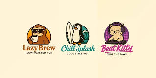 Playful Character-Based Logos