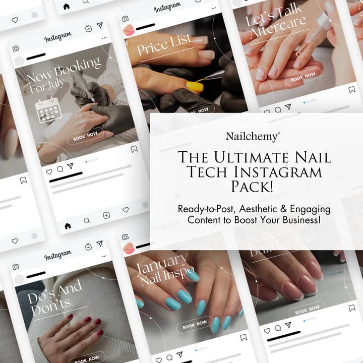 Post high-converting nail content on Instagram & TikTok
