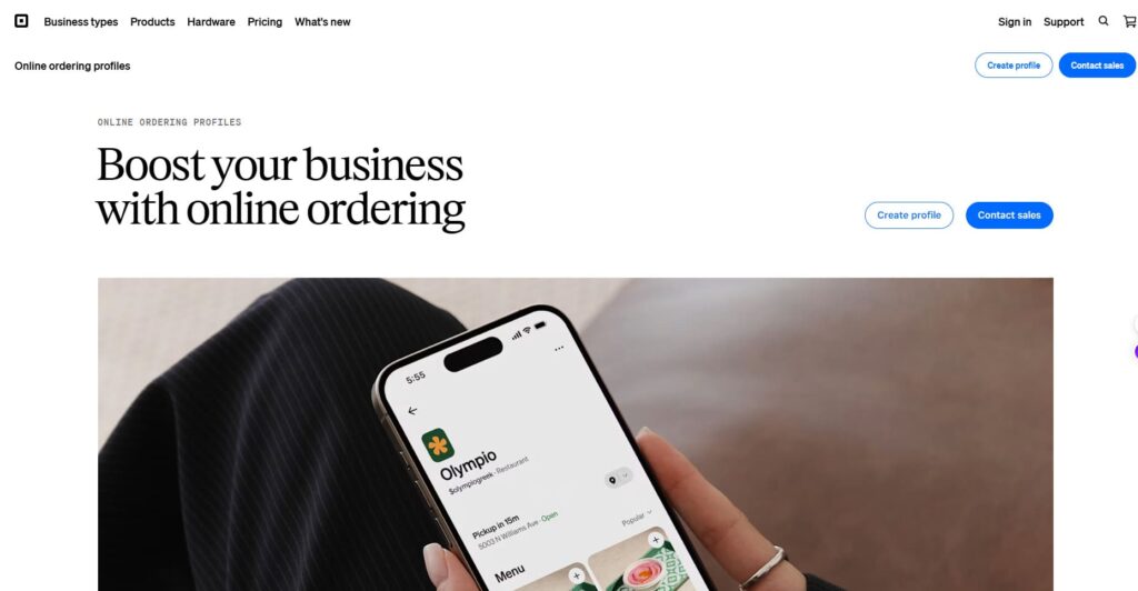 Square Online - Best Budget-Friendly Online Ordering Builder