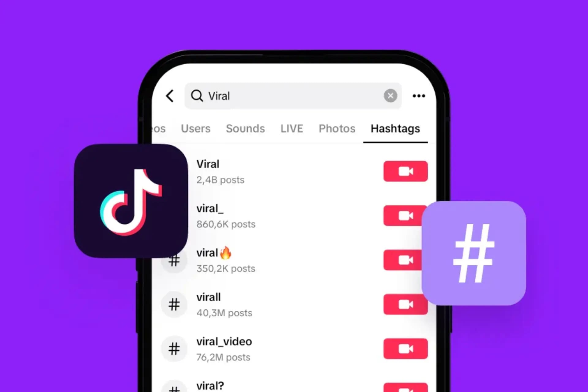 TikTok Hashtags