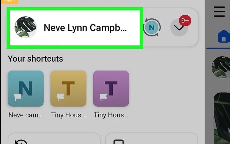 Head directly to your personal timeline by tapping your profile