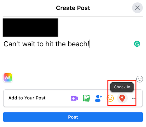 How to Add a Location to a Facebook Post